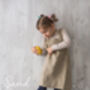 Kids Art Apron | Personalised Linen Pinafore, thumbnail 11 of 12