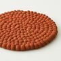Fair Trade Handmade Felt Ball Table Mat Trivet, thumbnail 3 of 12