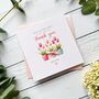 Handmade Potted Tulip Thank You Card, thumbnail 6 of 7
