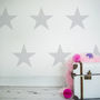 Large Stars Decorative Wall Stickers, thumbnail 2 of 5