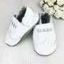 Personalised Christening Brogue Baby Shoes, thumbnail 3 of 8