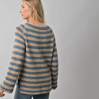 Rosie Striped Jumper Knitting Kit, 5 of 7
