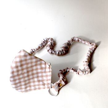 Washable Gingham Face Masks For Men And Women, 4 of 12