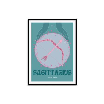 Sagittarius Zodiac Print, 8 of 12