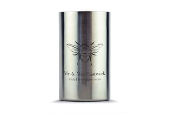 Personalised Engraved Wine Cooler Bumble Bee, 2 of 3