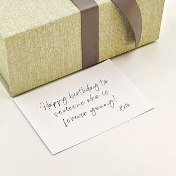 Personalised Sage Birthday Gift Box With Custom Card, 4 of 7