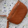 Quilted Cow Leather Crossbody Handbag, thumbnail 10 of 10