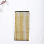 100% Silk Glasses Case Tie And Dye Grey And Gold, thumbnail 1 of 2
