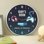 Personalised Gaming Wooden Childrens Clock, thumbnail 3 of 3