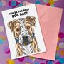 Personalised Staffordshire Bull Terrier Xmas Card, thumbnail 11 of 12