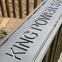 King Power Stadium Metal Football Street Sign Designed And Made In Britain, thumbnail 5 of 8
