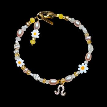 Sun And Moon Gemstone Charm Bracelet, 4 of 5