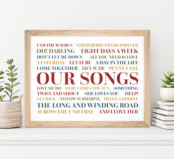 Your Favourite Words Personalised Typography Print, 11 of 12