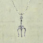 Cheeky Angel Sterling Silver Necklace, thumbnail 1 of 3