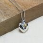 Sterling Silver Key To Your Heart Pendant Necklace, thumbnail 1 of 3