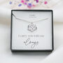 Miscarriage Necklace – Sterling Silver Heart Infinity Charm, Memorial Jewellery, I Carry You With Me Always, thumbnail 1 of 7