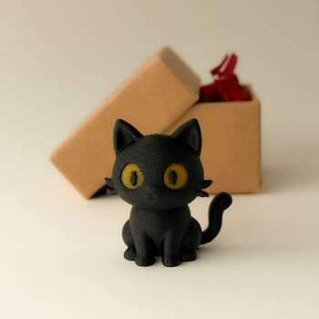 Being This Purr Fect Tiny Little Gifts Plum The Black Cat, 3 of 9