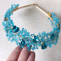 Sky Blue Heart Headband, thumbnail 4 of 6