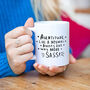 'Auntitude Like A Normal Aunty But With More Sass' Mug, thumbnail 1 of 6