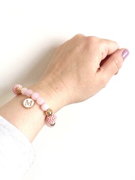 Gina Personalised Pearl Charm Bracelet, 10 of 10