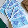 Scottish Bluebells Notecards Set Of Eight Notecards And Envelopes, thumbnail 1 of 10