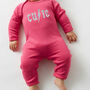 Cu/Te In The Style Of Ac/Dc Babygrow, thumbnail 2 of 3