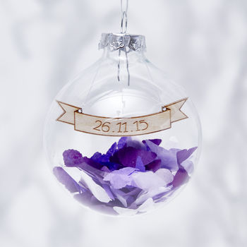 Personalised Confetti Bauble, 10 of 11