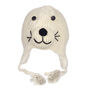 Seal Hand Knitted Woollen Animal Hat, thumbnail 6 of 6
