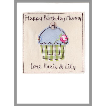 Personalised 40th Birthday Cupcake Card For Her, 8 of 8