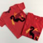 Parent And Child Dragon T Shirt Set, thumbnail 6 of 6