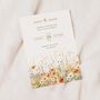 Wildflower Field Wedding Save The Dates, thumbnail 1 of 4