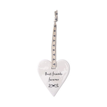 Best Friends Forever Hanging Heart Ornament, 2 of 2