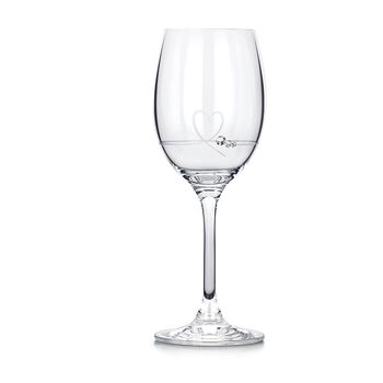 Swarovski® Elements Diamante Heart Wine Glass, 2 of 5