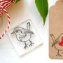 Robin Clear Rubber Stamp, thumbnail 3 of 12