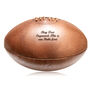 Personalised Vintage Full Cowhide Leather Rugby Ball, thumbnail 5 of 7