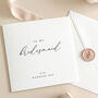 Luxury Wedding Day Card For Bridesmaid With Wax Seal, thumbnail 3 of 8