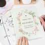 Personalised Floral Wedding Planner, thumbnail 1 of 12