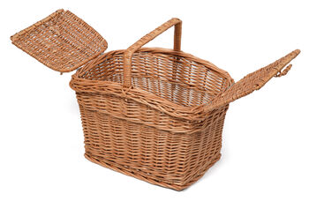 Rectangular Wicker Picnic Basket Sunshine, 2 of 2