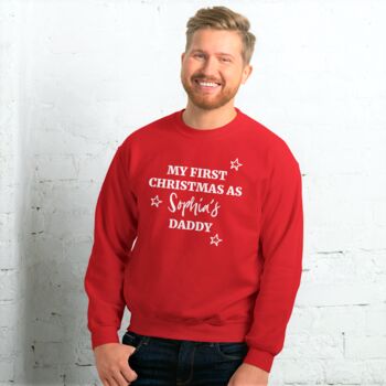 My First Christmas As…Daddy Christmas Jumper, 2 of 2
