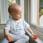 Personalised 'Be Gentle' Whale Baby Tshirt, thumbnail 1 of 2