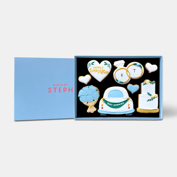 Personalised Wedding Gift Car Letterbox Iced Cookies, 4 of 9
