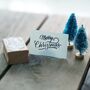 Merry Christmas Rubber Stamp / Seasonal Gift Wrapping, thumbnail 4 of 4