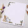 A4 Letter Writing Paper With Cats And Flowers, thumbnail 3 of 4