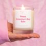 Happy Valentine's Day Babe | Funny Valentine's Gift Candle, thumbnail 1 of 6