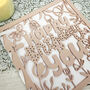 Customisable Acrylic Birthday Greeting Keepsake Card, thumbnail 2 of 6