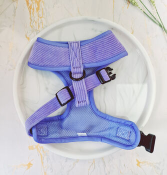 Pastel Purple Cord Dog Harness, 3 of 6