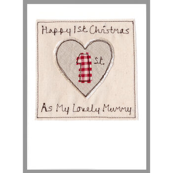Personalised Heart Christmas Card For Her, Daughter, Granddaughter, Mum, 7 of 12