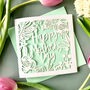 Floral Mother's Day Papercut Card, thumbnail 1 of 4