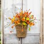 Autumn Fall Basket Door Wreath, thumbnail 12 of 12