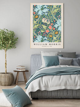 William Morris Golden Green Lily Art Print, 3 of 3